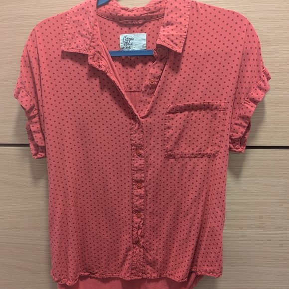 THREE Patterned Button Downs with Pocket Size Medium Cosmic Blue Love - Picture 2 of 9